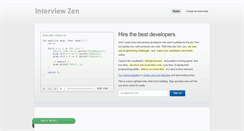 Desktop Screenshot of interviewzen.com